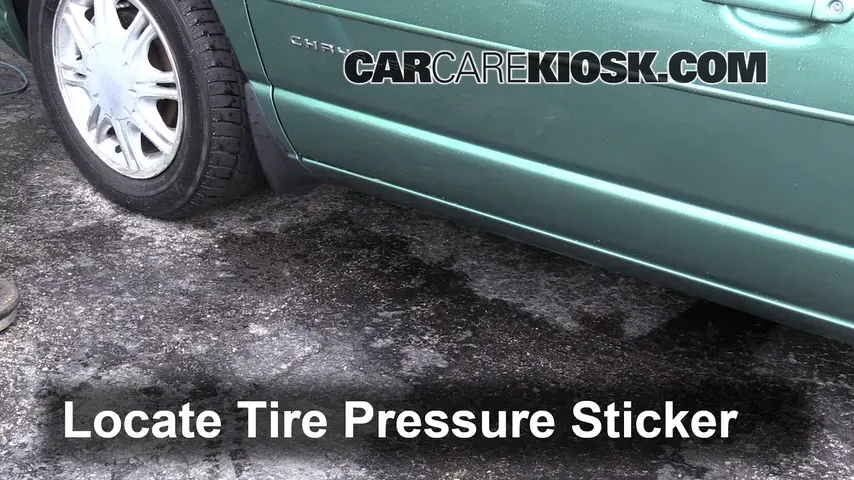 1998 Chrysler Cirrus LXi 2.5L V6 Tires & Wheels Check Tire Pressure